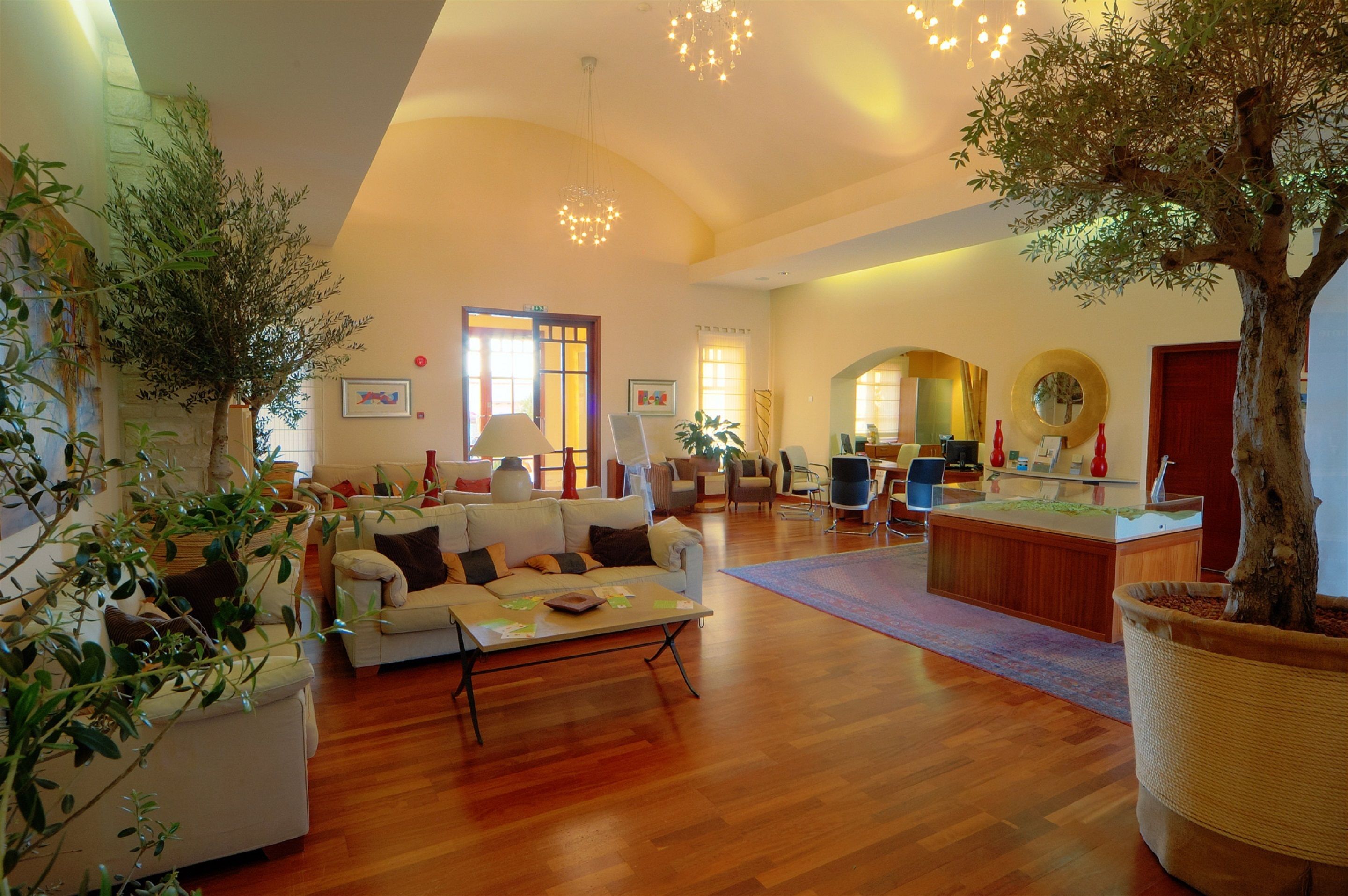 Interior entrance
