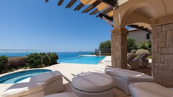 Exclusive Villa, 4 Bedrooms, Private Pool (Poseidon) | Premium bedding, in-room safe, individually decorated