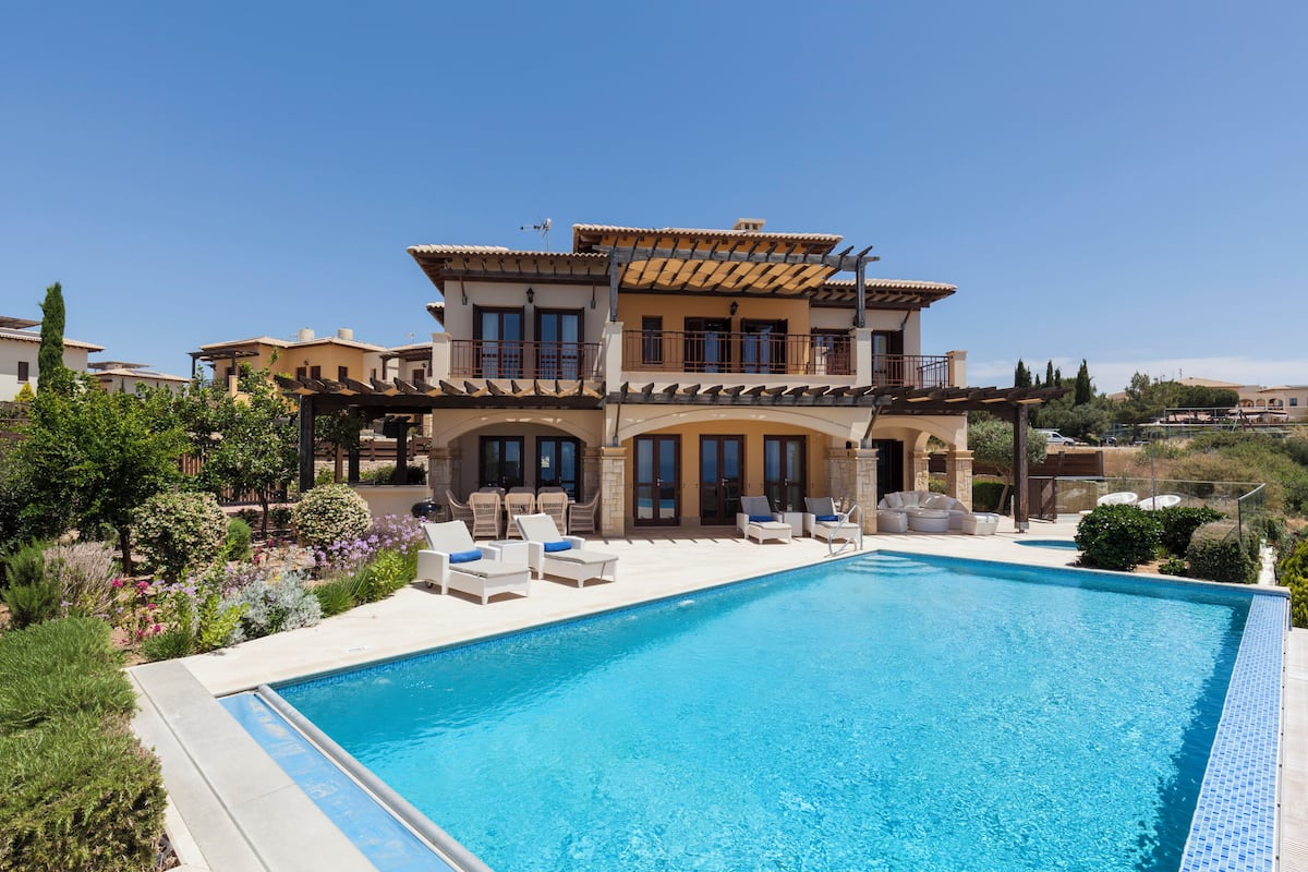 Villa Exclusive, 4 camere da letto, piscina privata (Poseidon) | Biancheria da letto di alta qualità, una cassaforte in camera