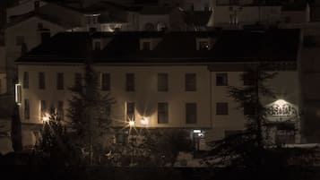 Front of property – evening/night