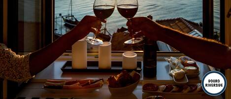 Blick von der Unterkunft