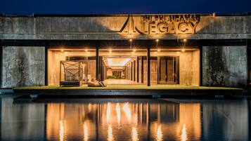 Framhlið gististaðar