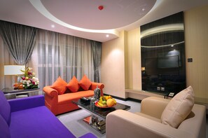行政双床房 | 客厅 | 液晶电视