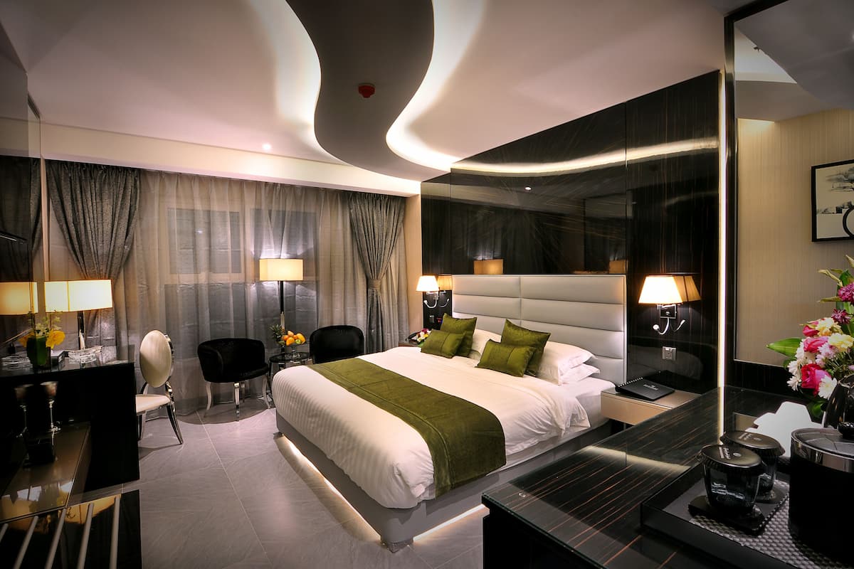 Standaard eenpersoonskamer | 1 slaapkamer, luxe beddengoed, donzen dekbedden, een minibar