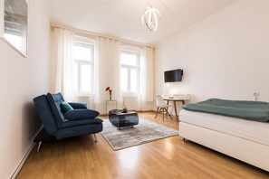 Apartamento (Cozy) | 1 quarto, Wi-Fi de cortesia, roupa de cama
