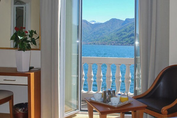 Deluxe Room, Balcony, Lakeside | View from room - Hotel Villa Belvedere (Argegno)