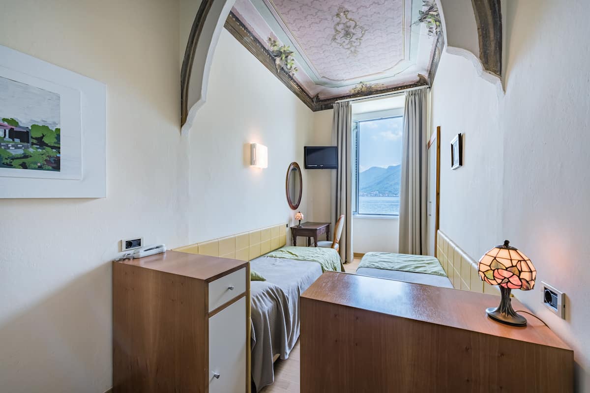 basic room, 1 single bed, lake view | premium bedding, down duvets, in-room safe, desk