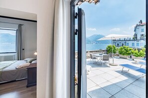Panoramic Room, 1 Queen Bed, Non Smoking, Lake View | View from room - Hotel Villa Belvedere (Argegno)