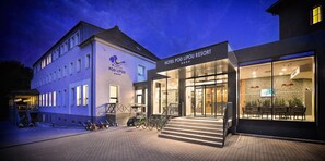 Majoituspaikan julkisivu