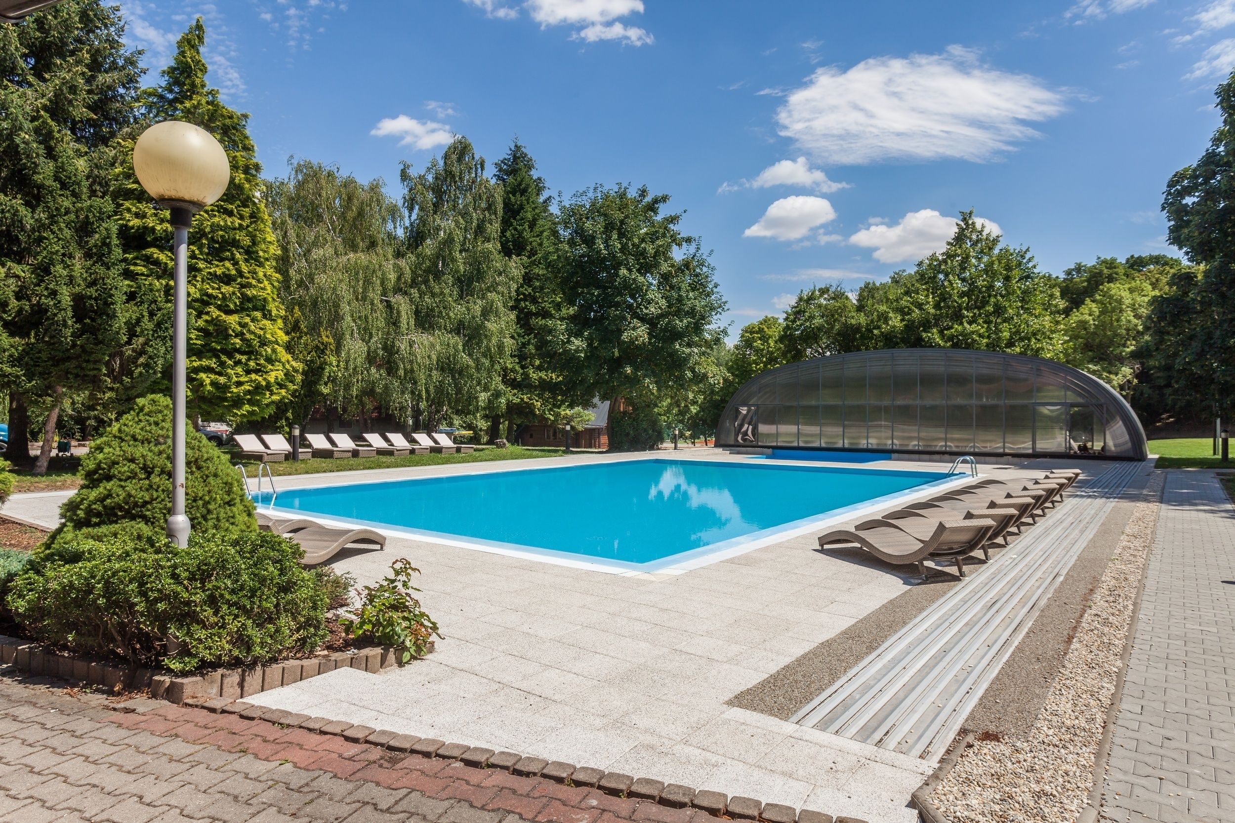 Seasonal outdoor pool