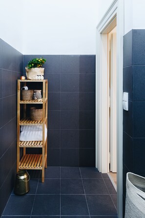 Comfort Apartment, 2 Bedrooms, Kitchenette | Bathroom | Shower, free toiletries, towels, soap - CHILL Apartments (Prague)