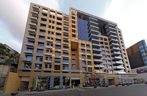 Framhlið gististaðar