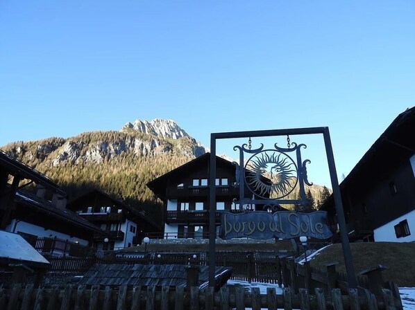 Façade de l’hébergement