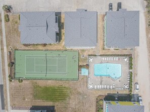 House, 2 Bedrooms | Aerial view - Feelin' Beachy-7a 2 Bedroom Home by RedAwning (Supply)