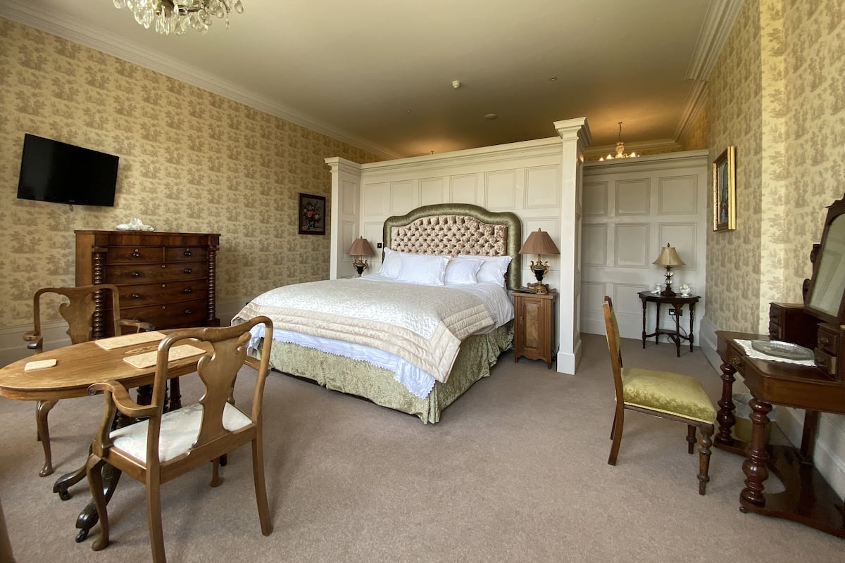 Presidentiële suite | 1 slaapkamer, lakens van Egyptisch katoen, luxe beddengoed