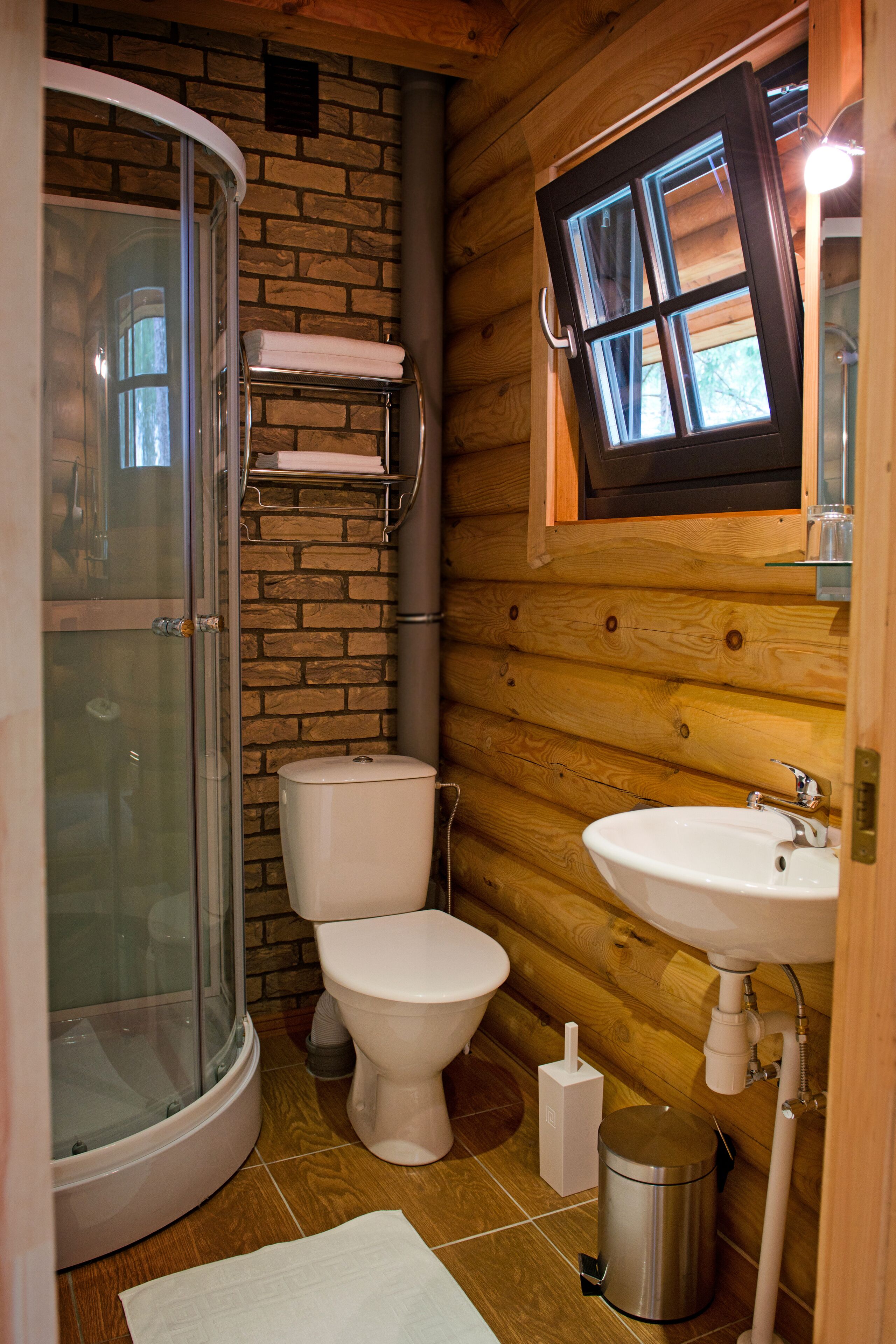 shower, free toiletries, hair dryer, bathrobes