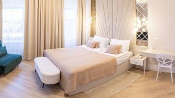 Luxury-Doppelzimmer | 1 Schlafzimmer, Allergikerbettwaren, Minibar, Zimmersafe