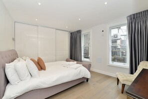 Luxury Apartment, 2 Bedrooms, City View | 1 bedroom, premium bedding, iron/ironing board, cribs/infant beds