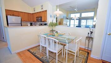 Condo, 2 Bedrooms | Private kitchen | Full-size fridge, microwave, oven, stovetop