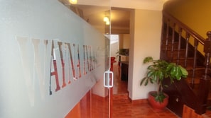 Interior entrance