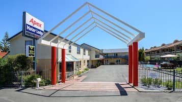 Majoituspaikan julkisivu