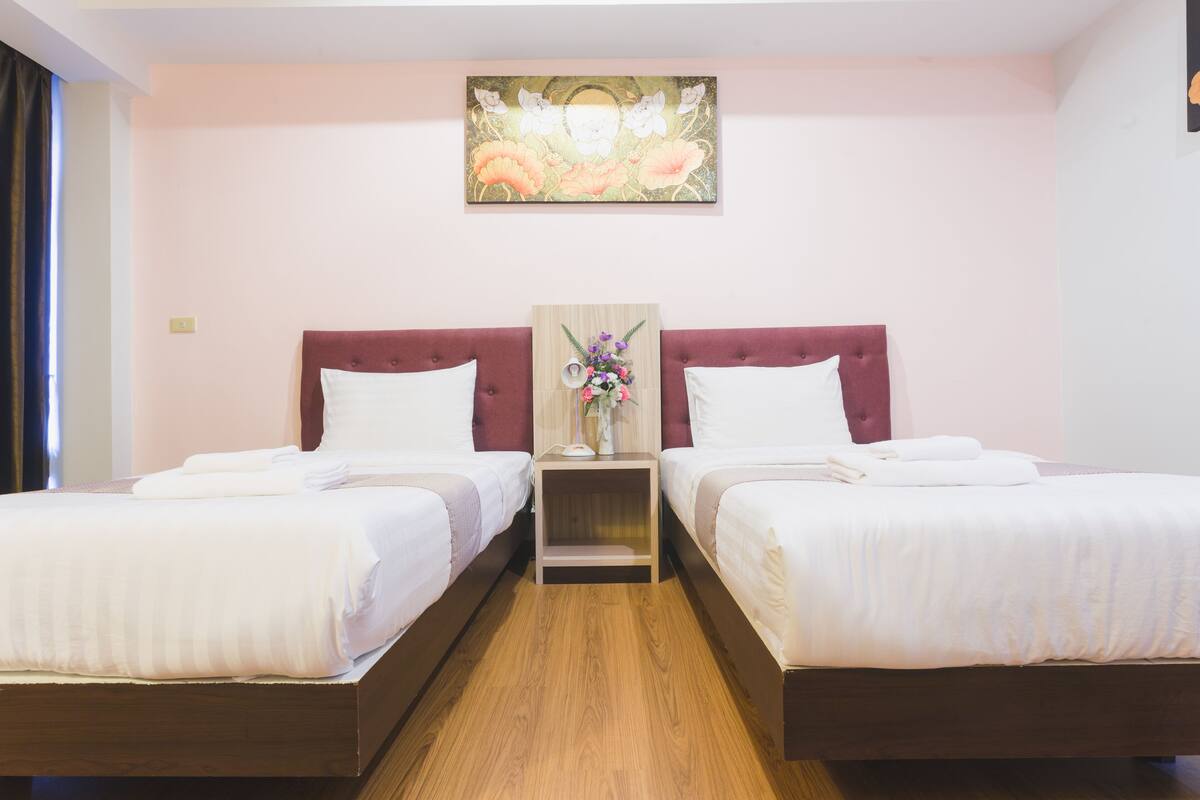 Standard Twin Room | Blackout curtains, free WiFi