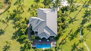 Villa, 4 Bedrooms, Private Pool, Ocean View | Teres/patio