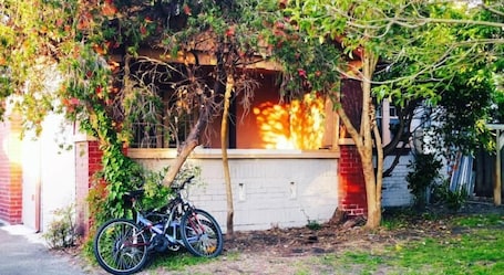 Property grounds. St Kilda East backpackers' hostel
