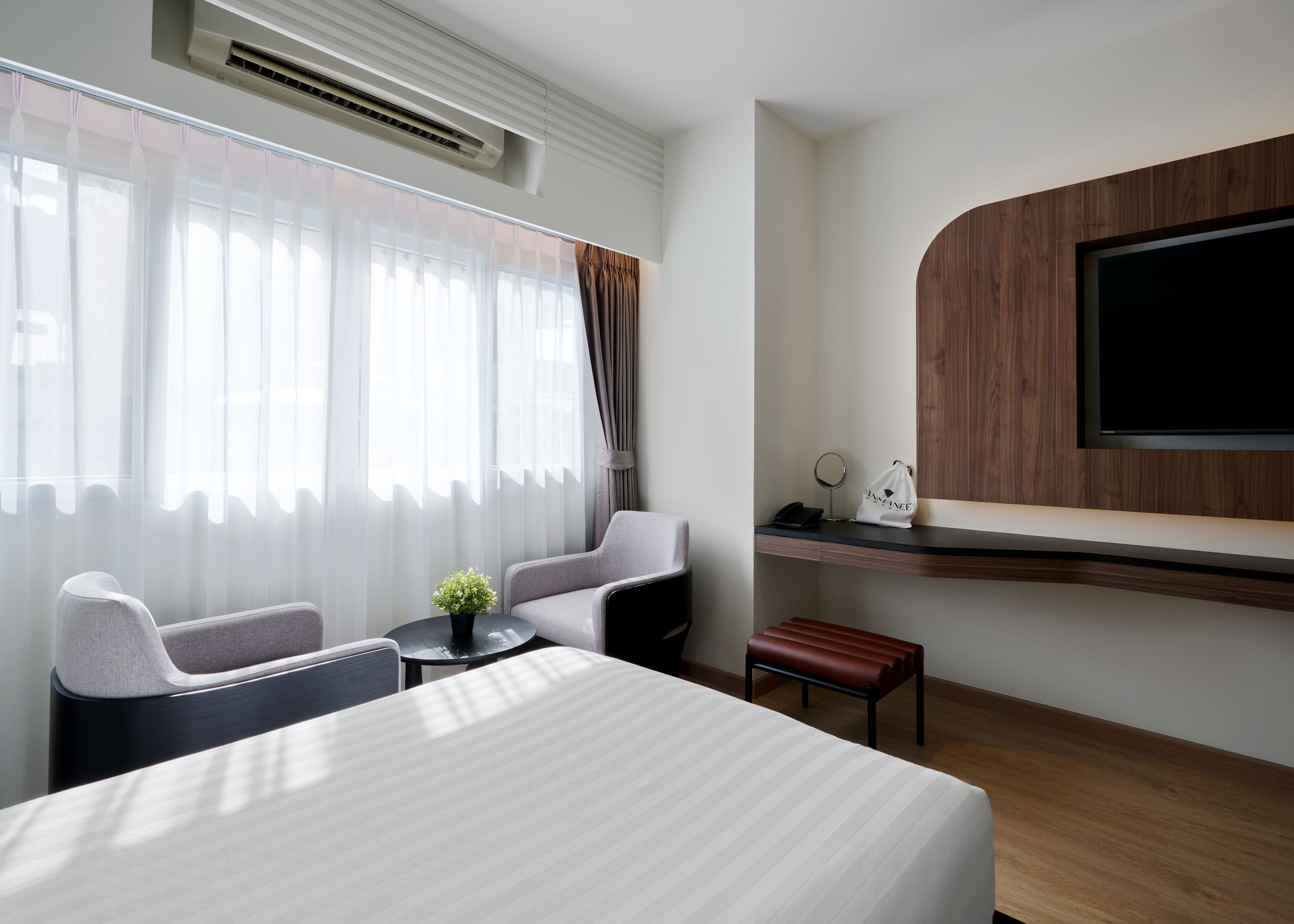 standard twin room  | blackout curtains, free wifi, bed sheets