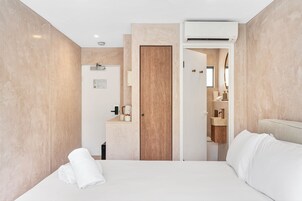 华丽开间, 1 张大床 | 熨斗/熨衣板、免费 WiFi、床单