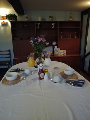 Desayuno inglés incluido todos los días