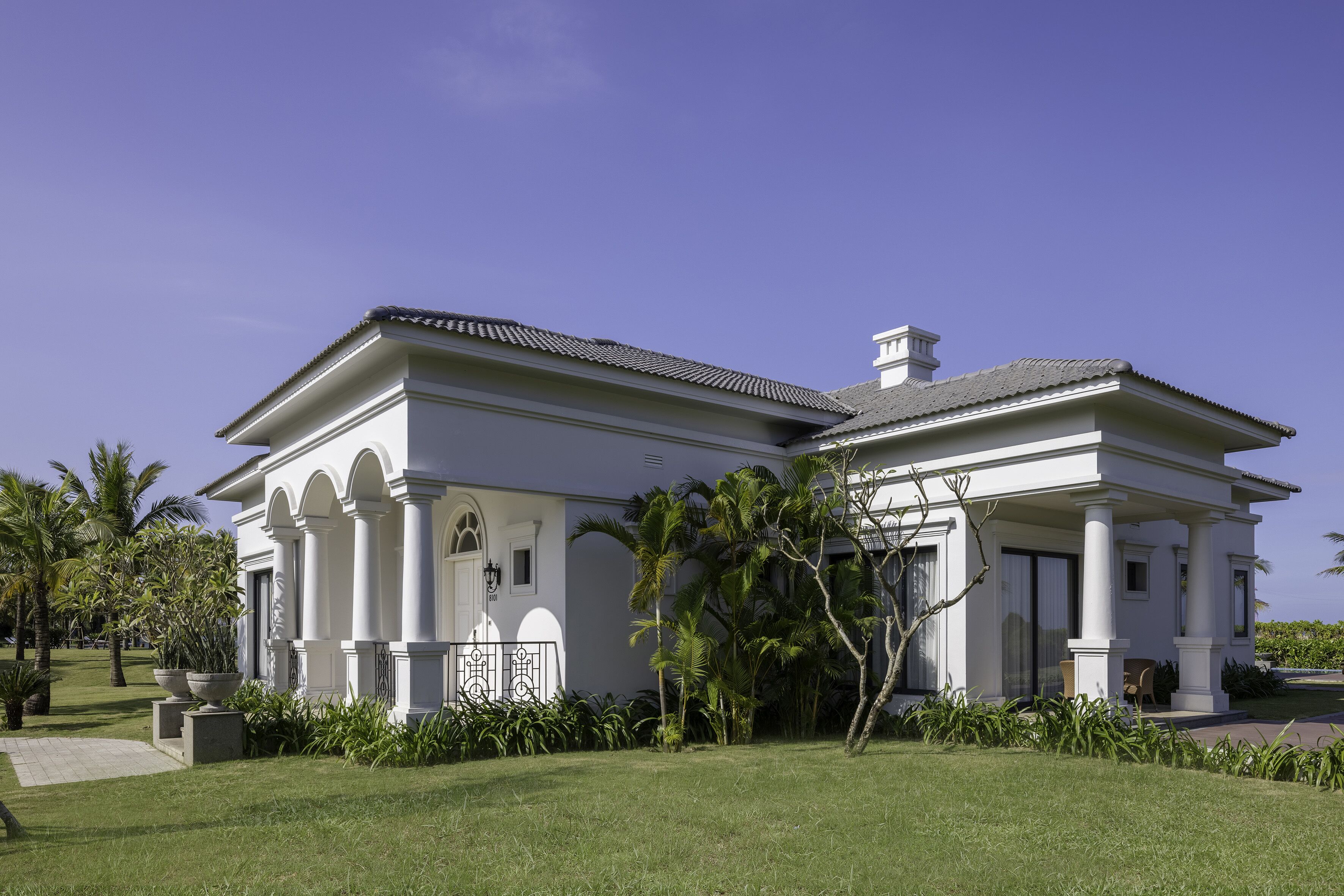 villa, 4 bedrooms, private pool, sea view | view from room