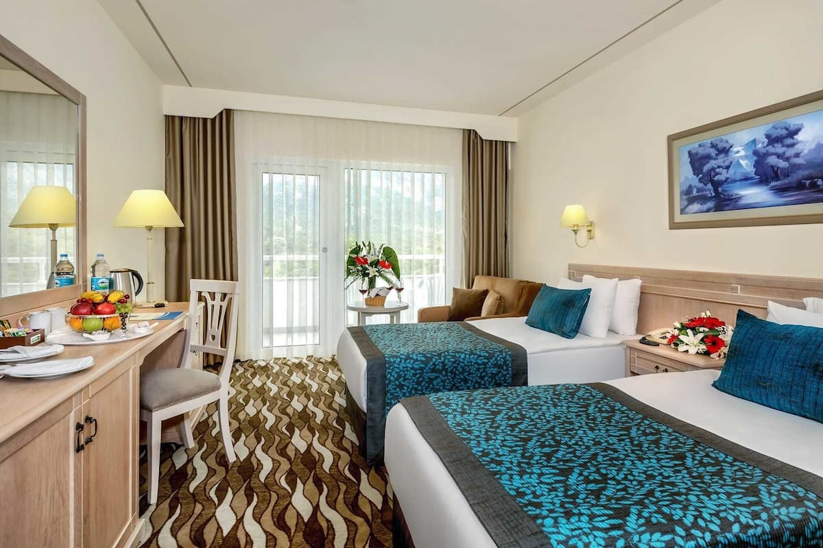 1 slaapkamer, luxe beddengoed, een minibar met enkele gratis items