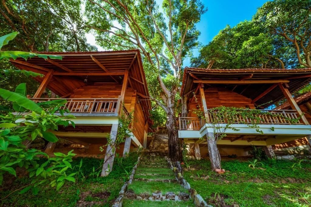 Bungalow tradicional, frente al mar | Vista desde la habitación