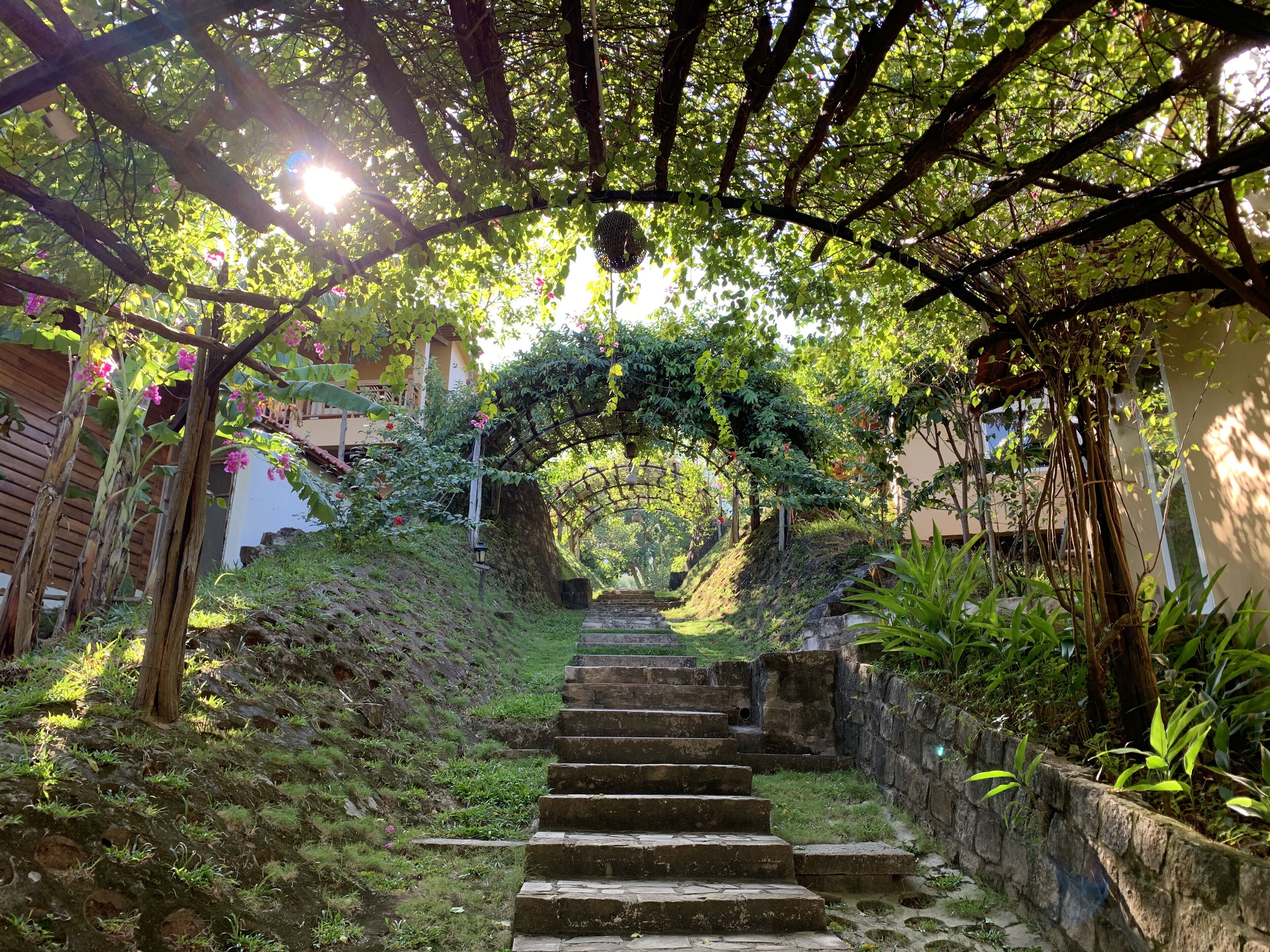 Entrada de la propiedad