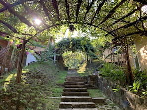 Entrada de la propiedad