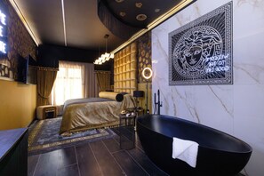 ラグジュアリー ダブルルーム | 1 室のベッドルーム、セーフティボックス (室内)、遮光カーテン、防音設備