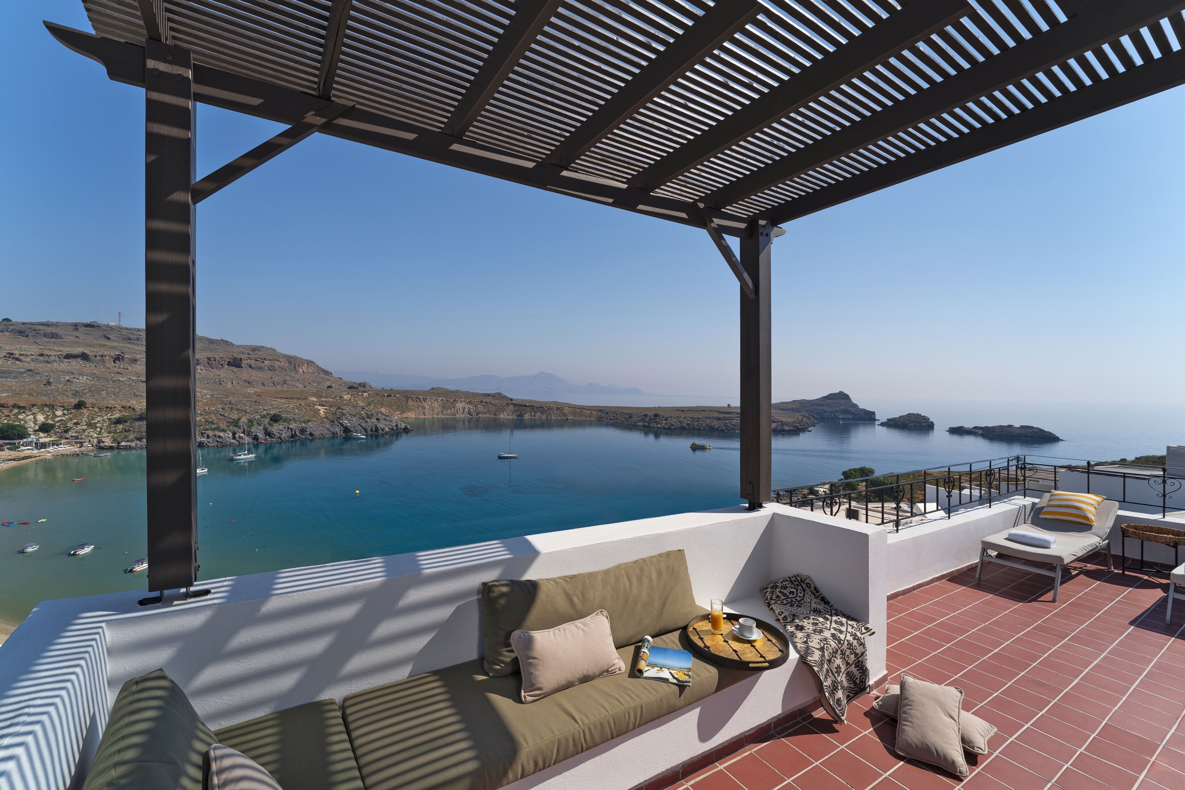 Honeymoon Studio Suite, 1 Queen Bed, Balcony, Sea View (private terrace) | Beach/ocean view
