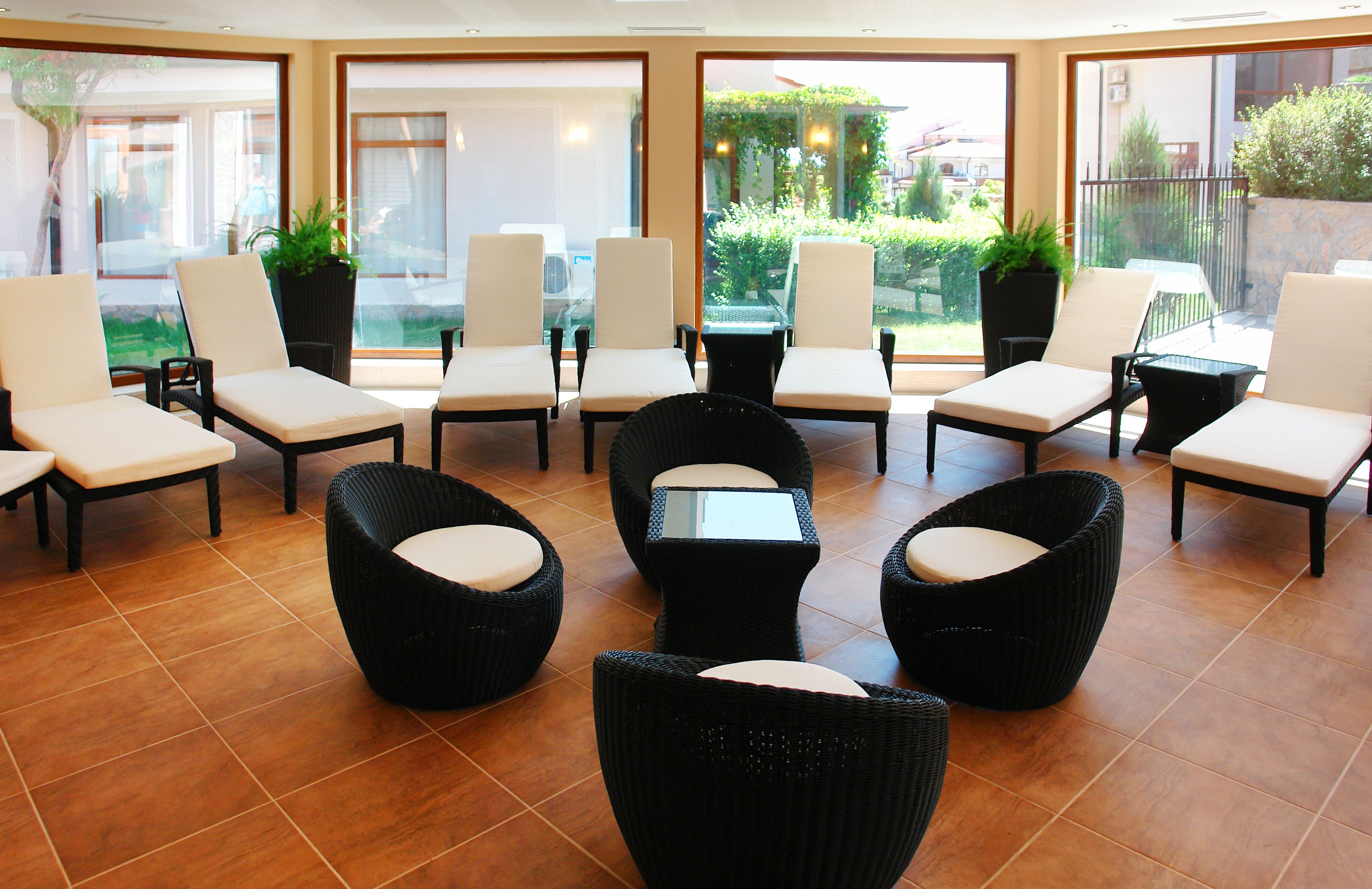 Sauna, tina de hidromasaje y baño de vapor 