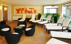 Sauna, Whirlpool, Dampfbad, Massage- und Behandlungsräume