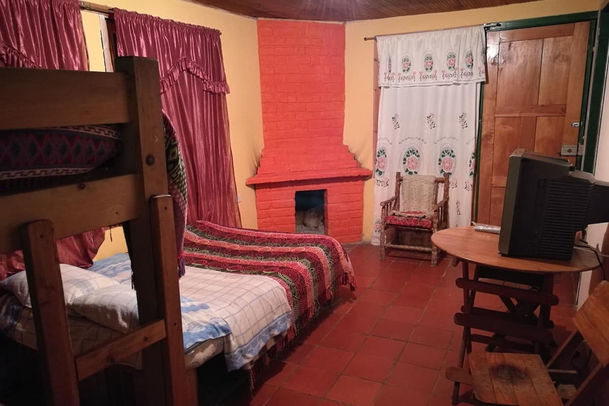 Cabana família (6 a la 7 ) | Ferros/tábuas de passar roupa, camas extras/dobráveis (sobretaxa)