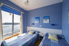 Basic Twin Room, Sea View | Desk, blackout drapes, free WiFi, bed sheets