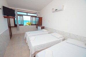 Standard Vista Mar | Minibar, iron/ironing board, free WiFi, bed sheets - Pousada Farol Do Morro (Cairu)