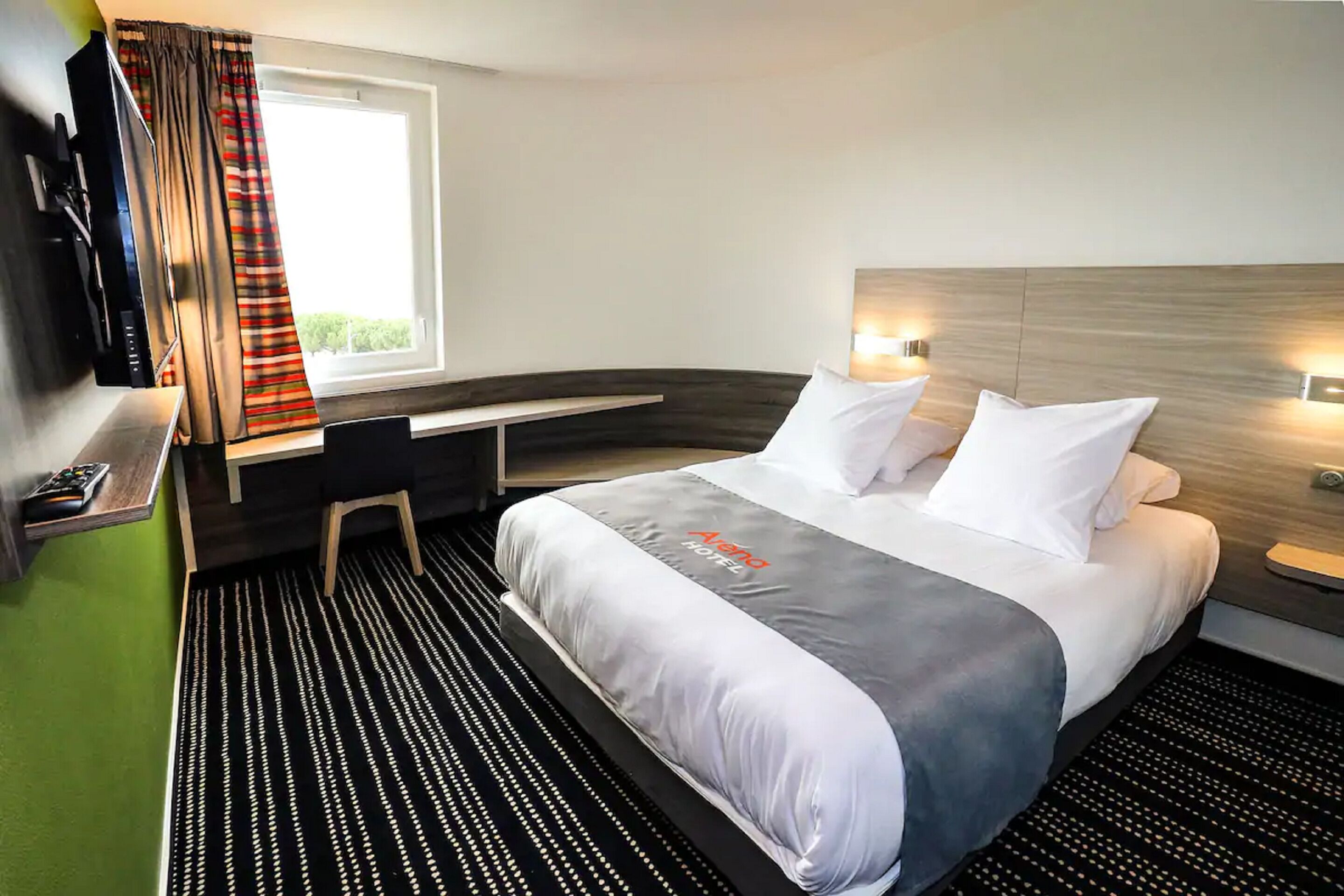 double room | desk, blackout curtains, soundproofing, iron/ironing board