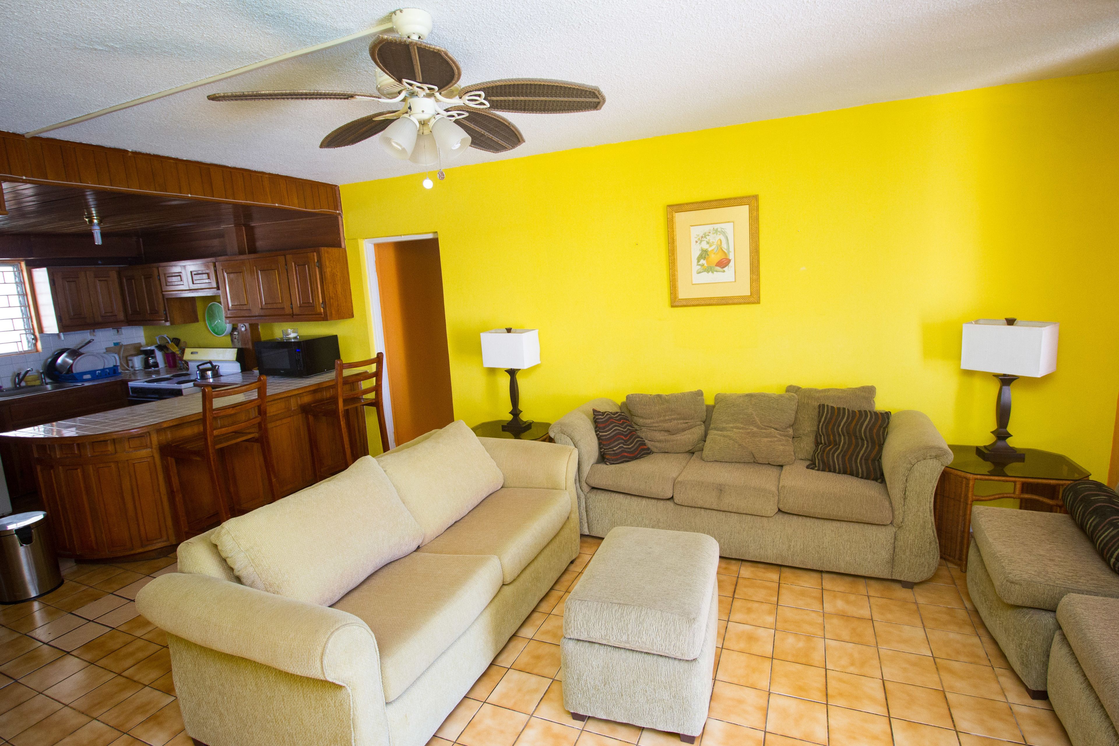 standard apartment, 1 bedroom, ocean view, beachside | living area | tv