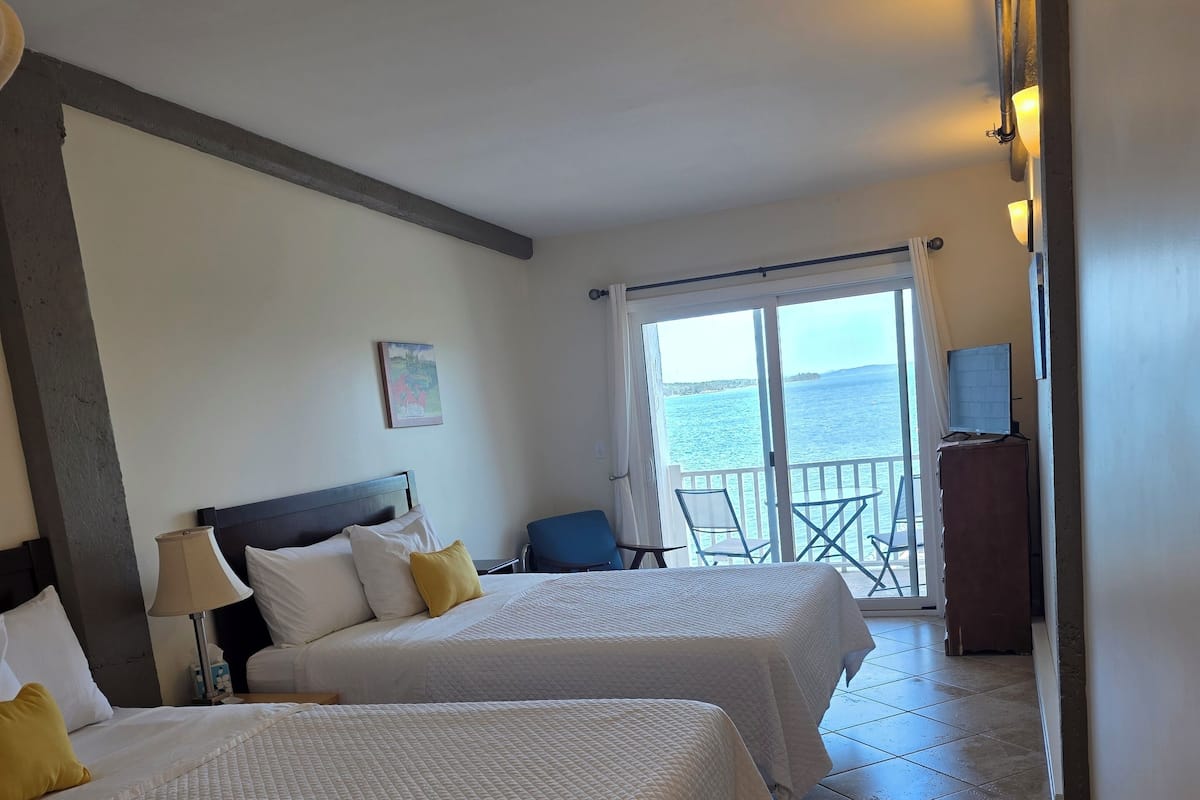 Standard Double Room, 2 Queen Beds, Balcony, Ocean View