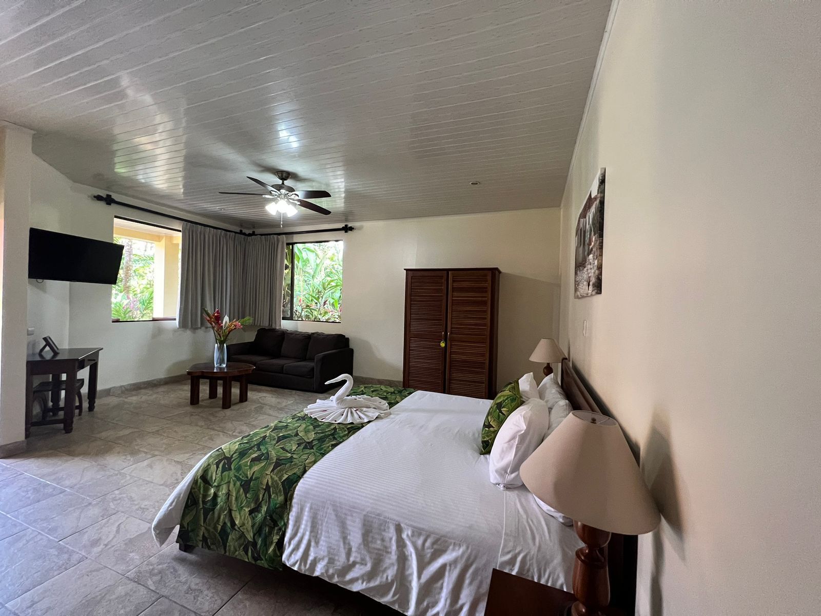 suite | frette italian sheets, premium bedding, down duvets, in-room safe