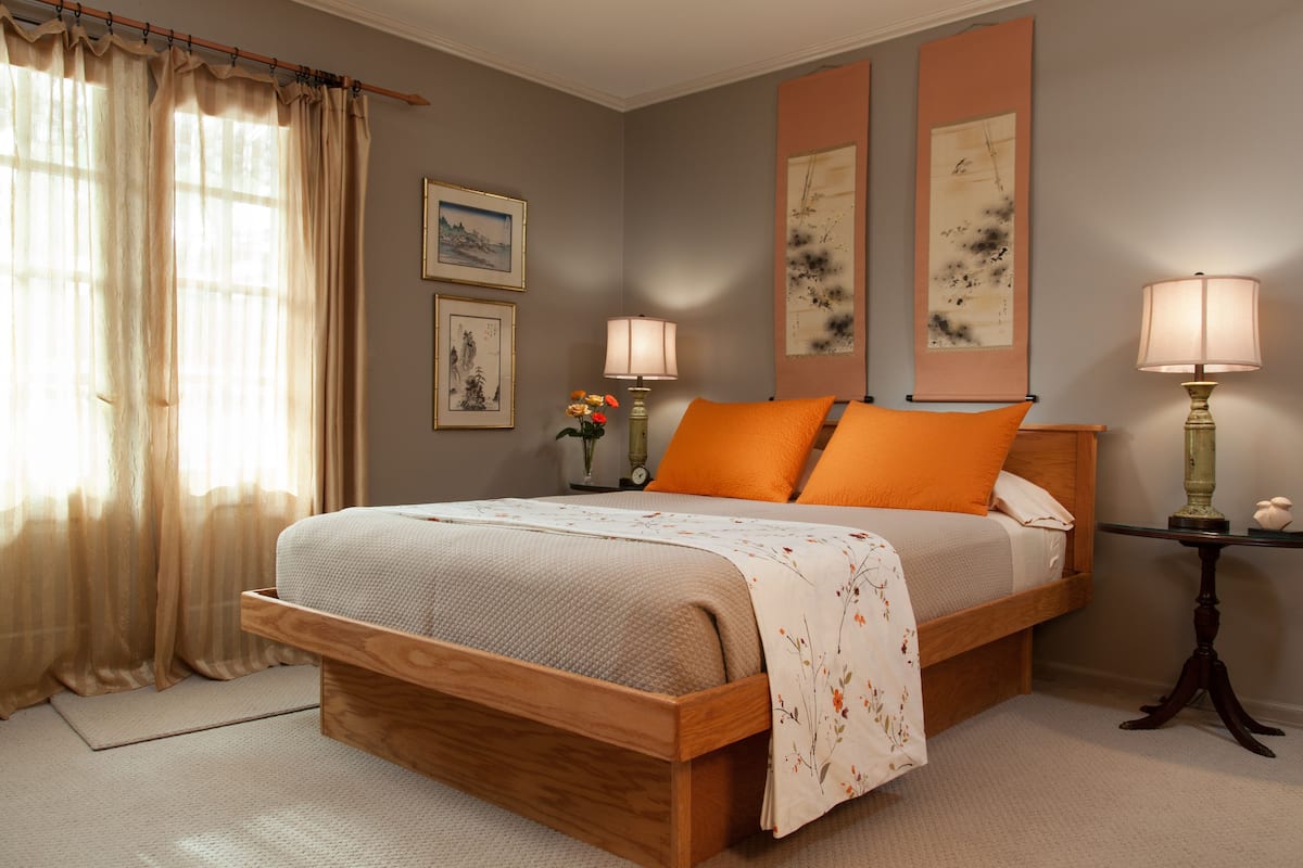 Individually decorated, individually furnished, blackout drapes
