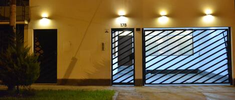 Overnatningsstedets facade