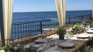 Área para banquetes al aire libre